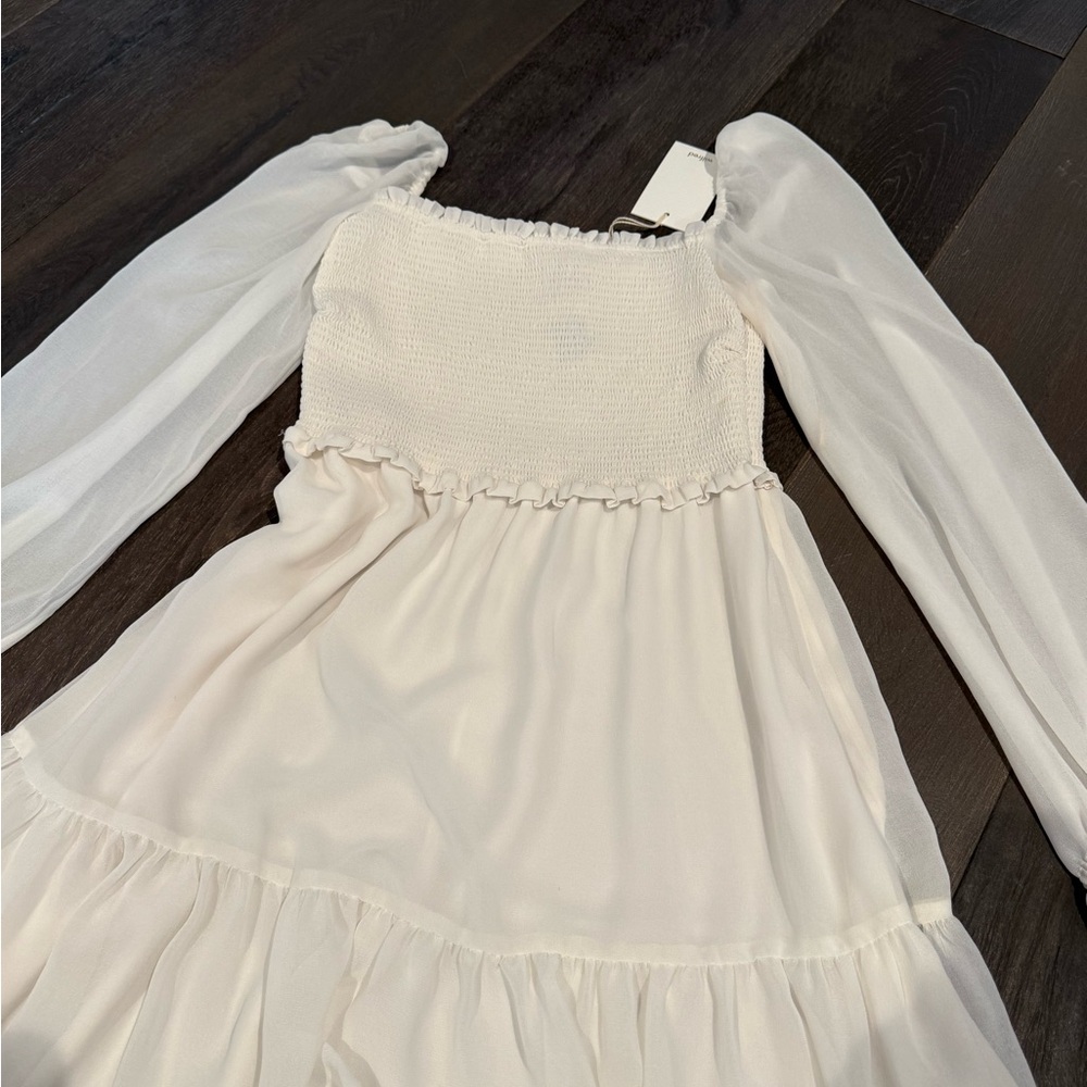 Aritzia Wilfred Cream Dress